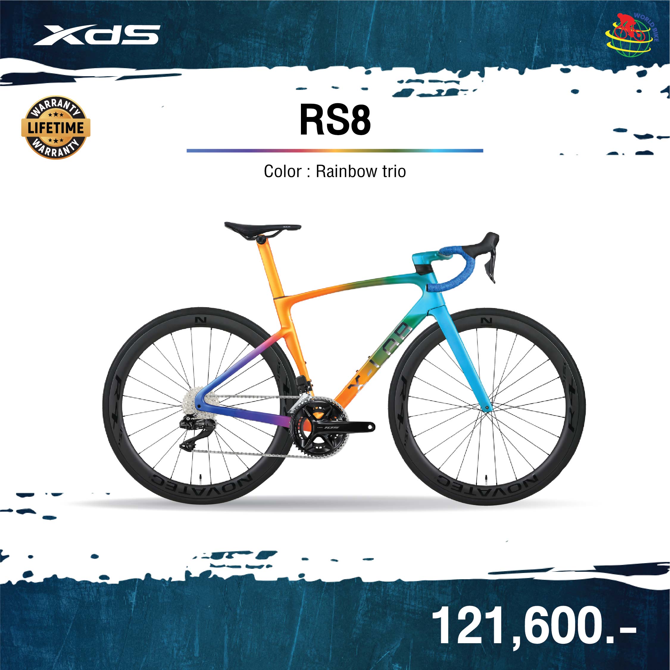 จักรยานเสือหมอบ XDS X-LAB RS8 ปี 2025